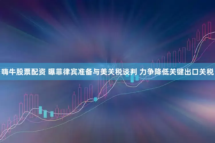 嗨牛股票配资 曝菲律宾准备与美关税谈判 力争降低关键出口关税
