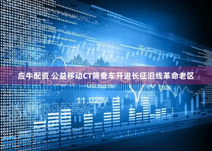 应牛配资 公益移动CT筛查车开进长征沿线革命老区